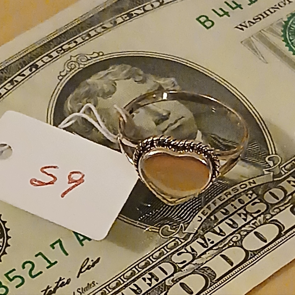 .925 Sterling Silver Heart Ring